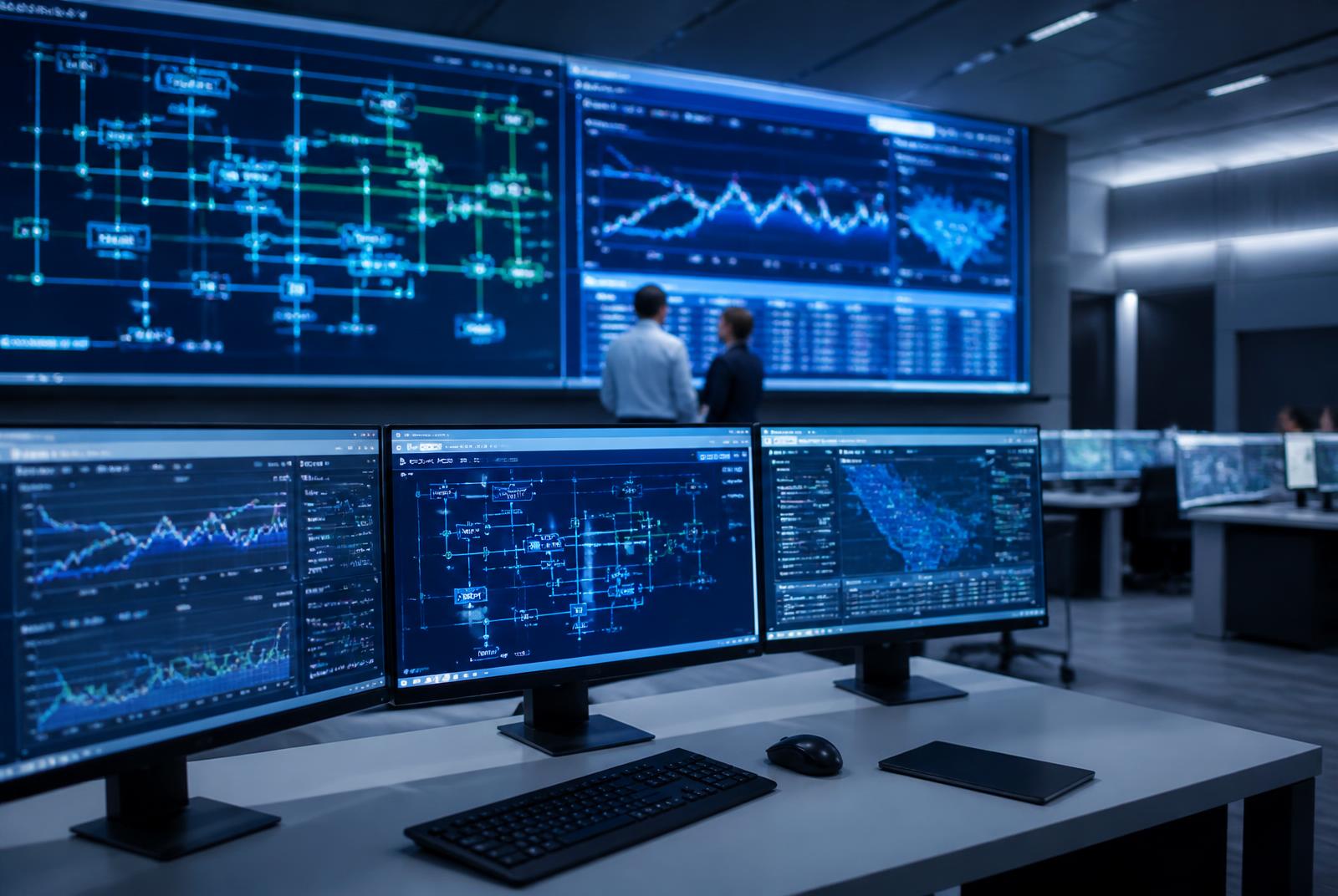 Engineering project management control room